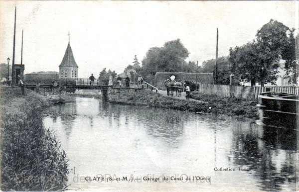 CLAYE (S.-et-M.) – Garage du Canal de l'Ourcq